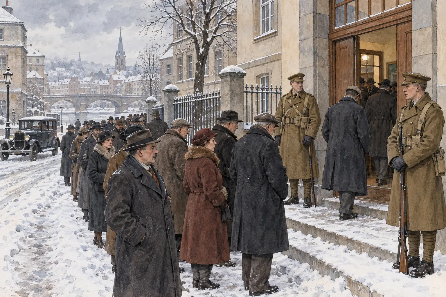 In January 1935, with an international force keeping order, about 90% of Saar voters chose to rejoin Germany.