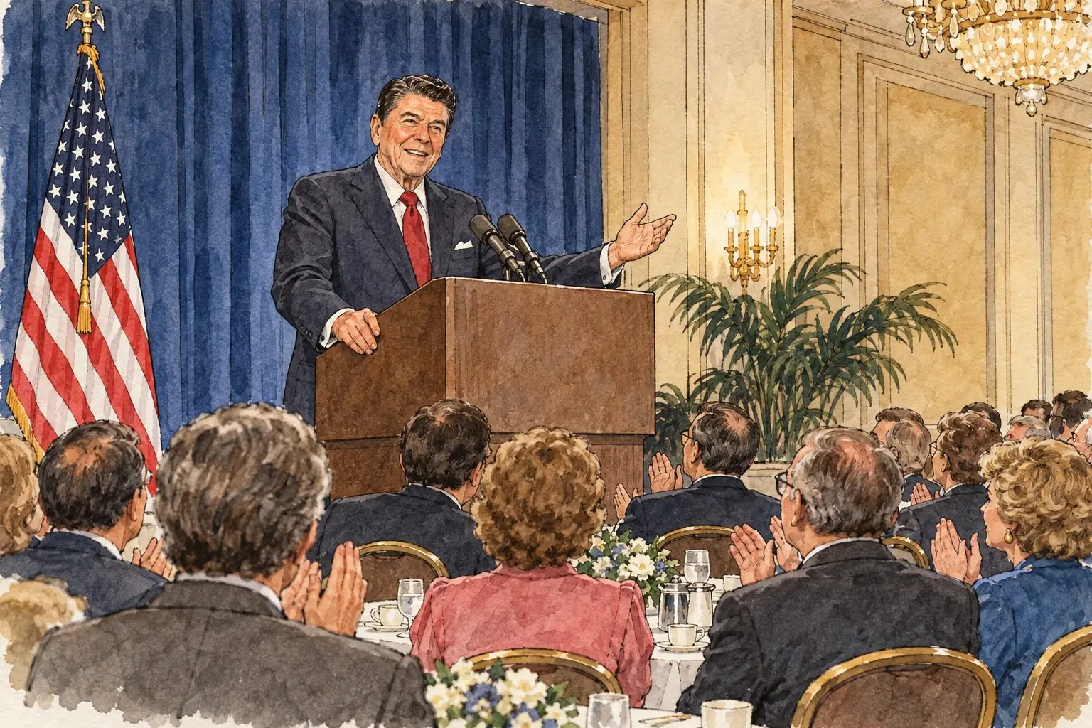 Reagan called the Soviet Union an evil empire in a speech to American evangelical Christians in Orlando, Florida, on 8 March 1983