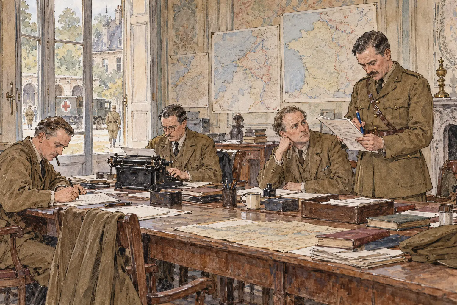 The official war correspondents on the Western Front had every report read by an army censor before it reached the newspapers, so wartime papers stressed medical successes and left out failures.