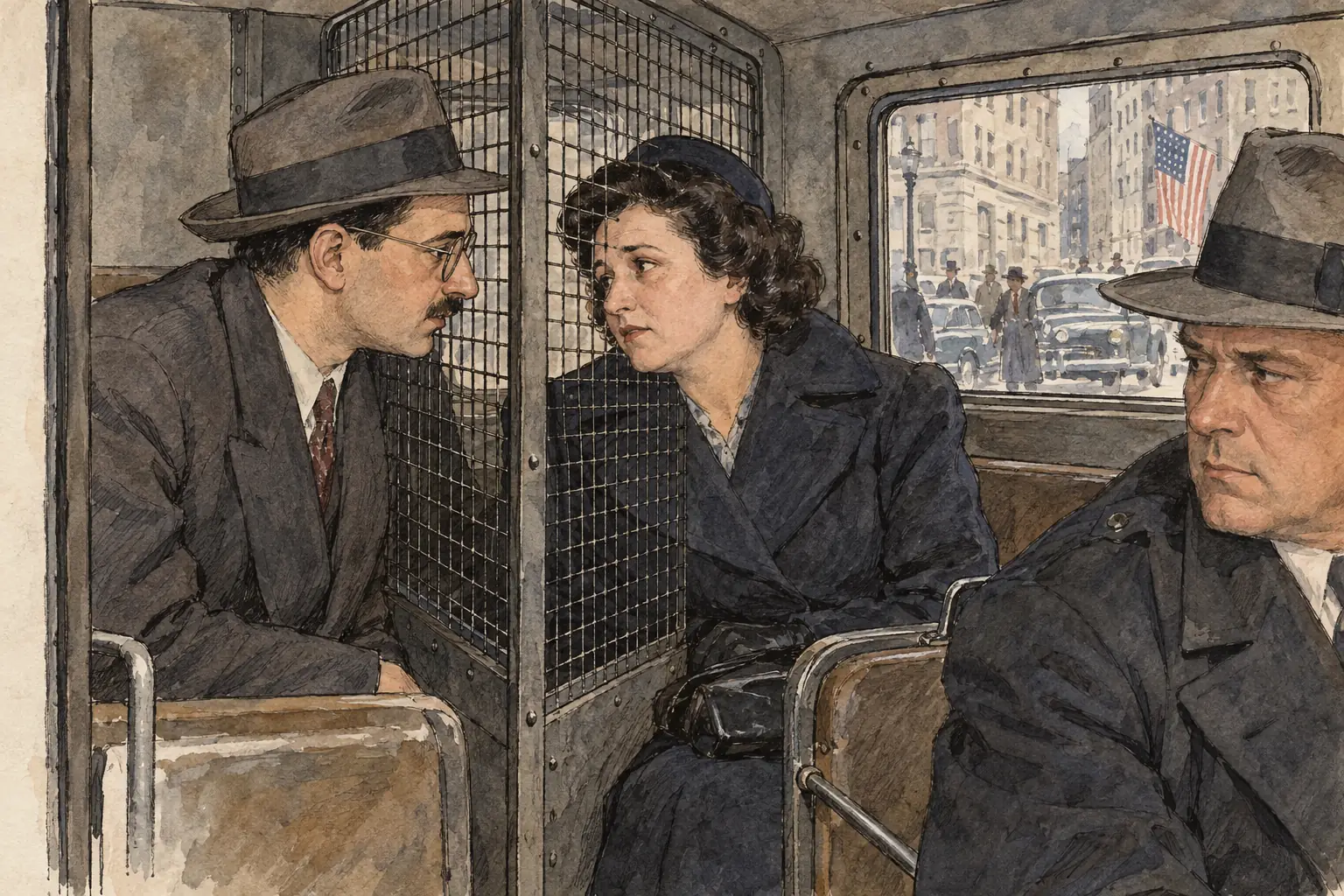 Julius and Ethel Rosenberg were convicted in 1951 of passing atomic secrets to the Soviet Union, and executed in June 1953