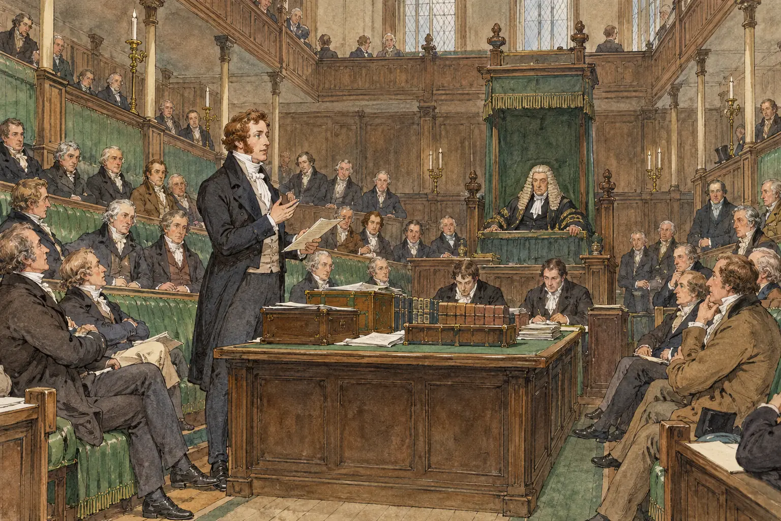 As Home Secretary, Peel brought in Acts in 1823 that removed the death penalty from over 100 crimes.
