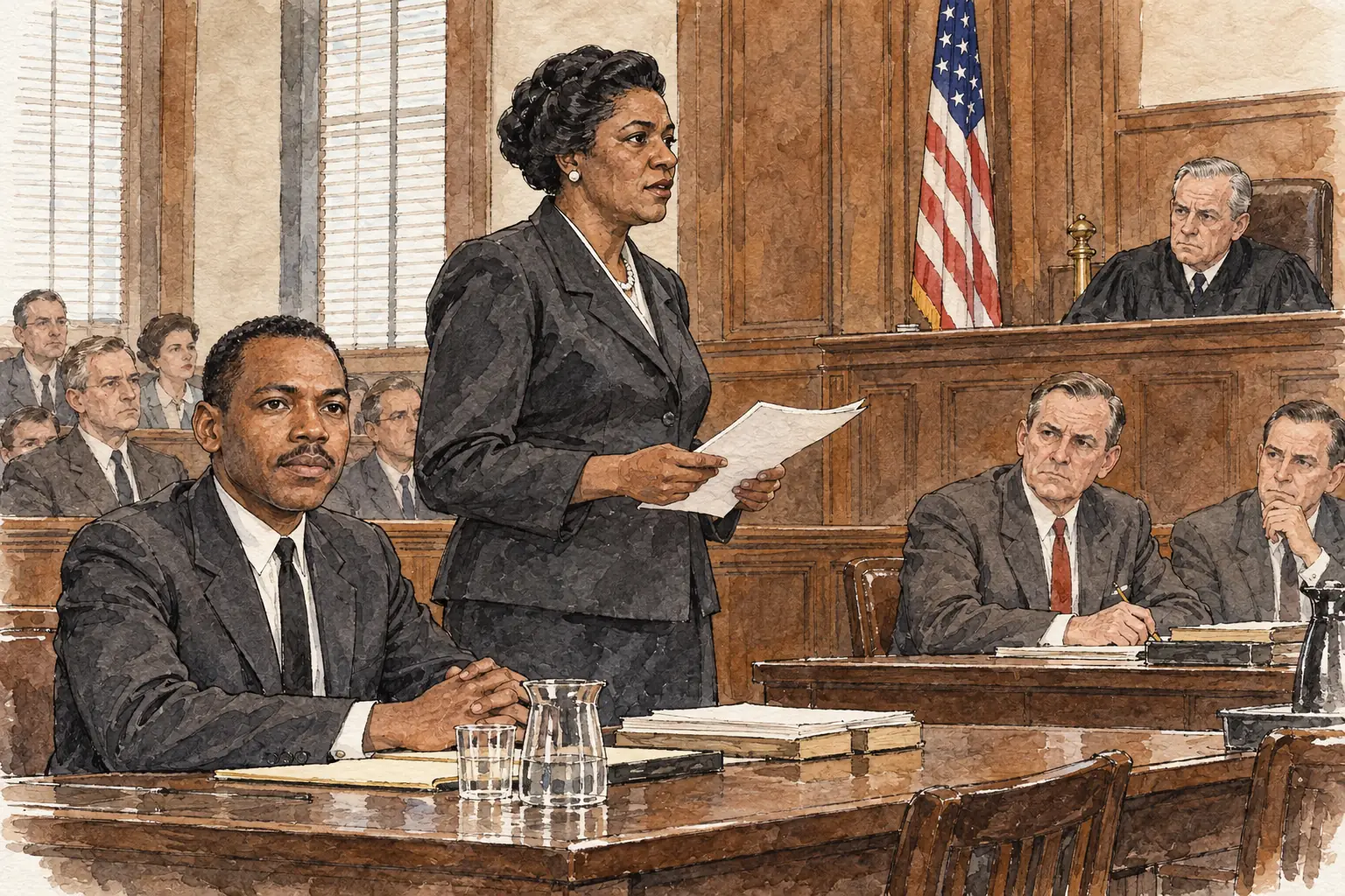 The NAACP lawyer Constance Baker Motley took Meredith's case through the federal courts, which ordered the university to admit him.