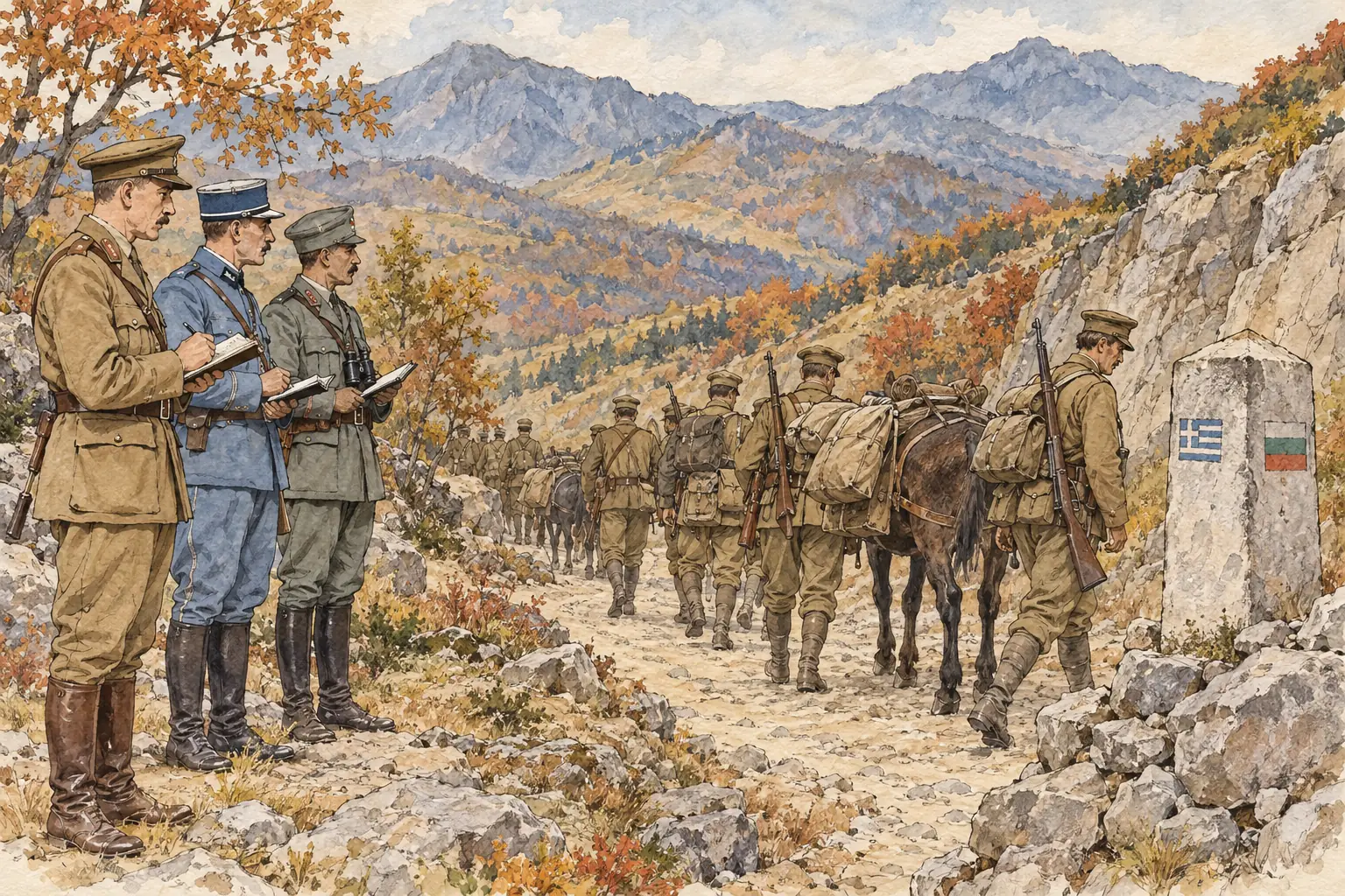 Greek troops withdrew from Bulgaria in 1925 on the League's orders
