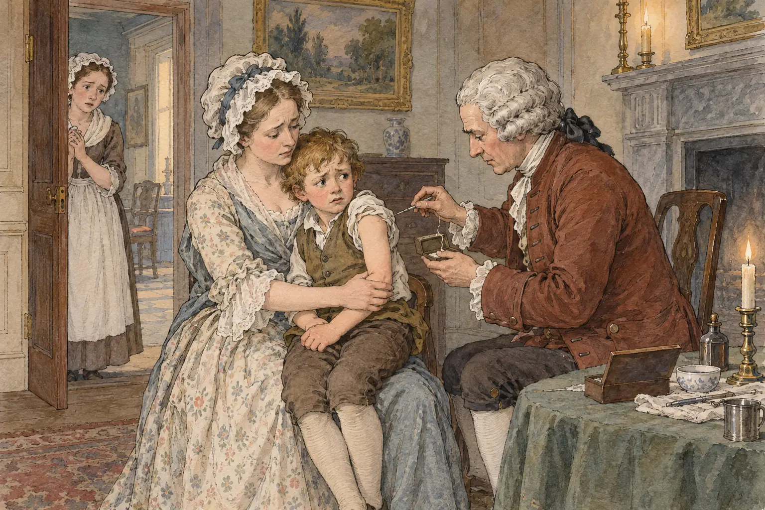 Variolation deliberately infected people with smallpox in the hope of a mild case