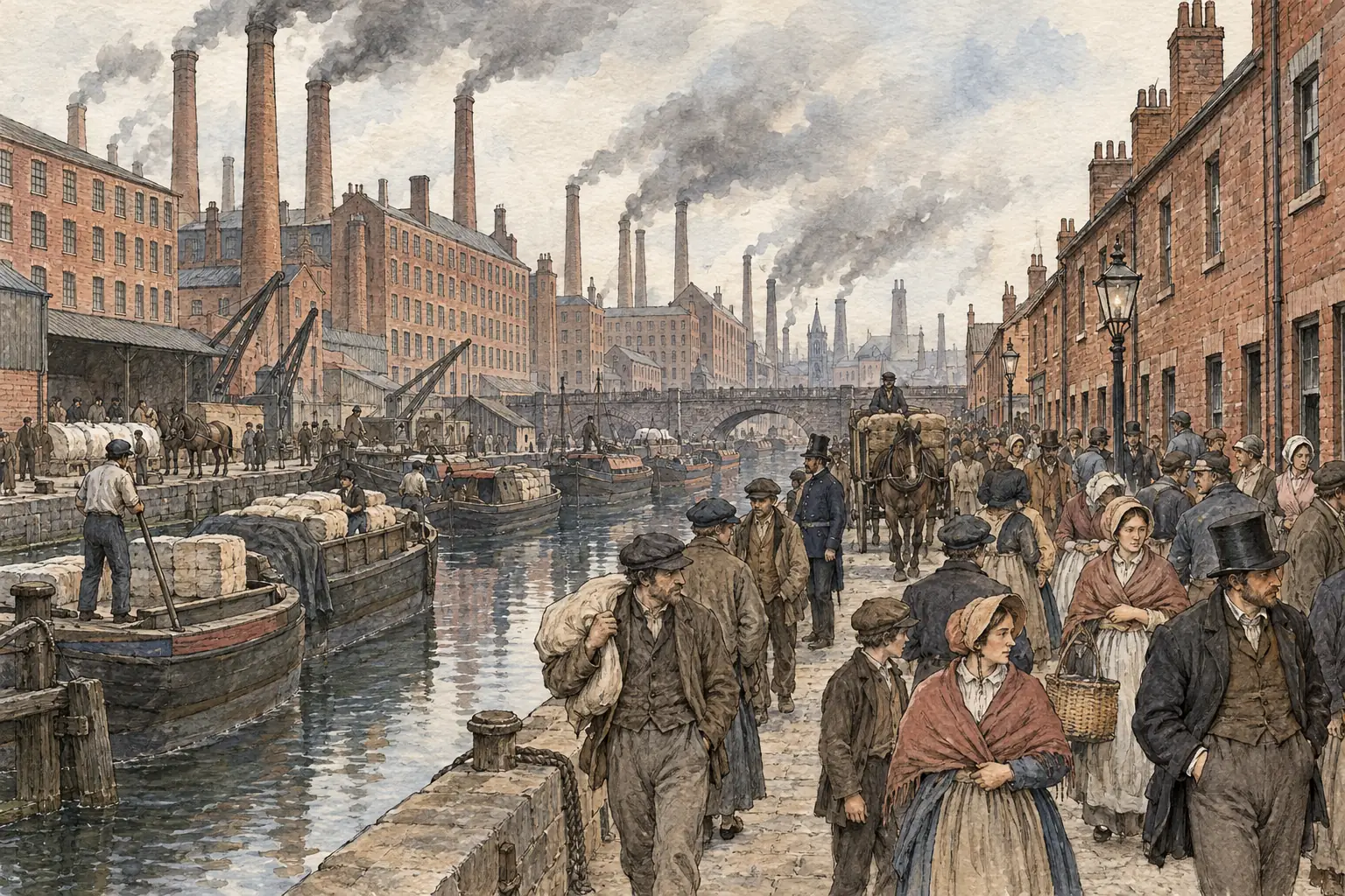 Manchester, one of the biggest industrial towns in Britain, had no MP of its own