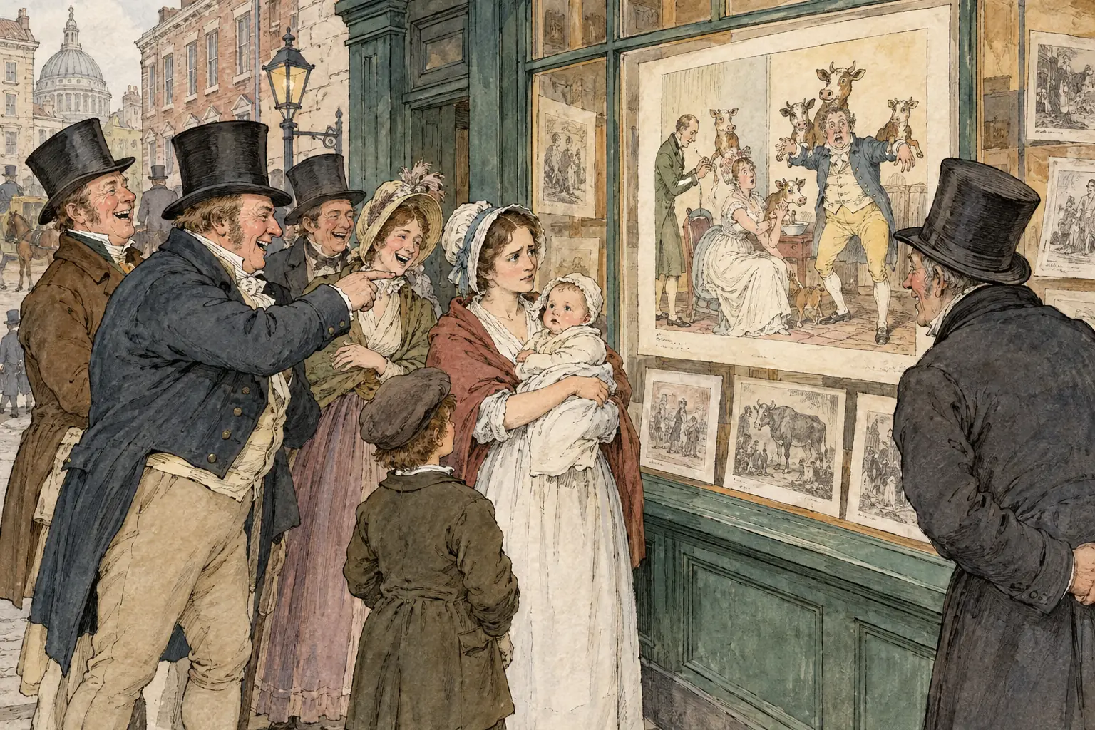 Critics feared that material from cattle could cause strange side effects, and cartoons mocked the idea
