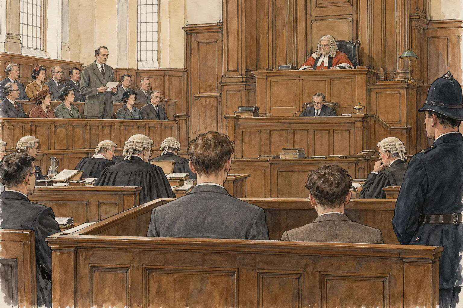 At the Old Bailey in December 1952 the jury found Bentley guilty of murder under joint enterprise but recommended mercy