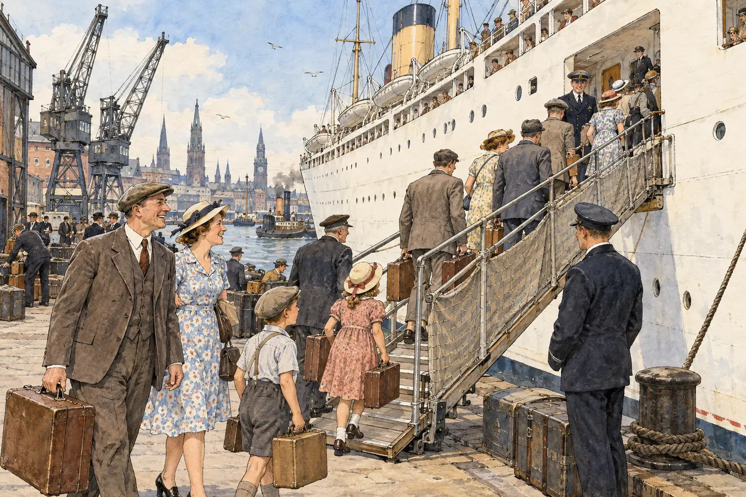Strength Through Joy offered workers cheap holidays, including cruises, to win their loyalty.