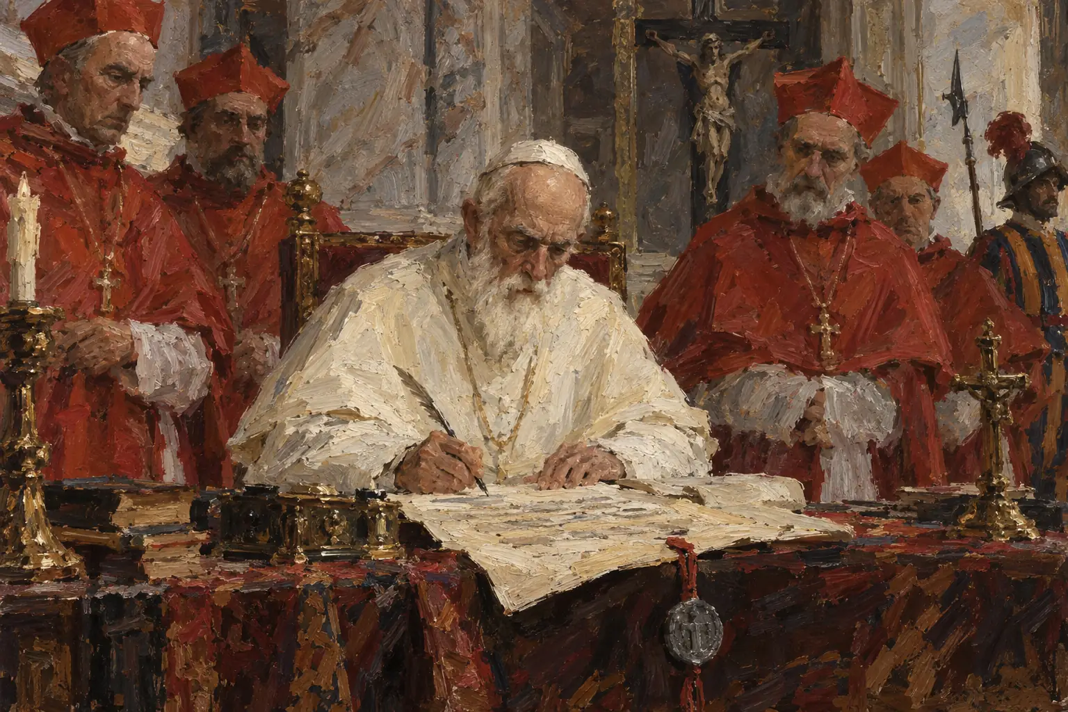 Pope Pius V excommunicated Elizabeth in 1570 and released her subjects from obedience to her