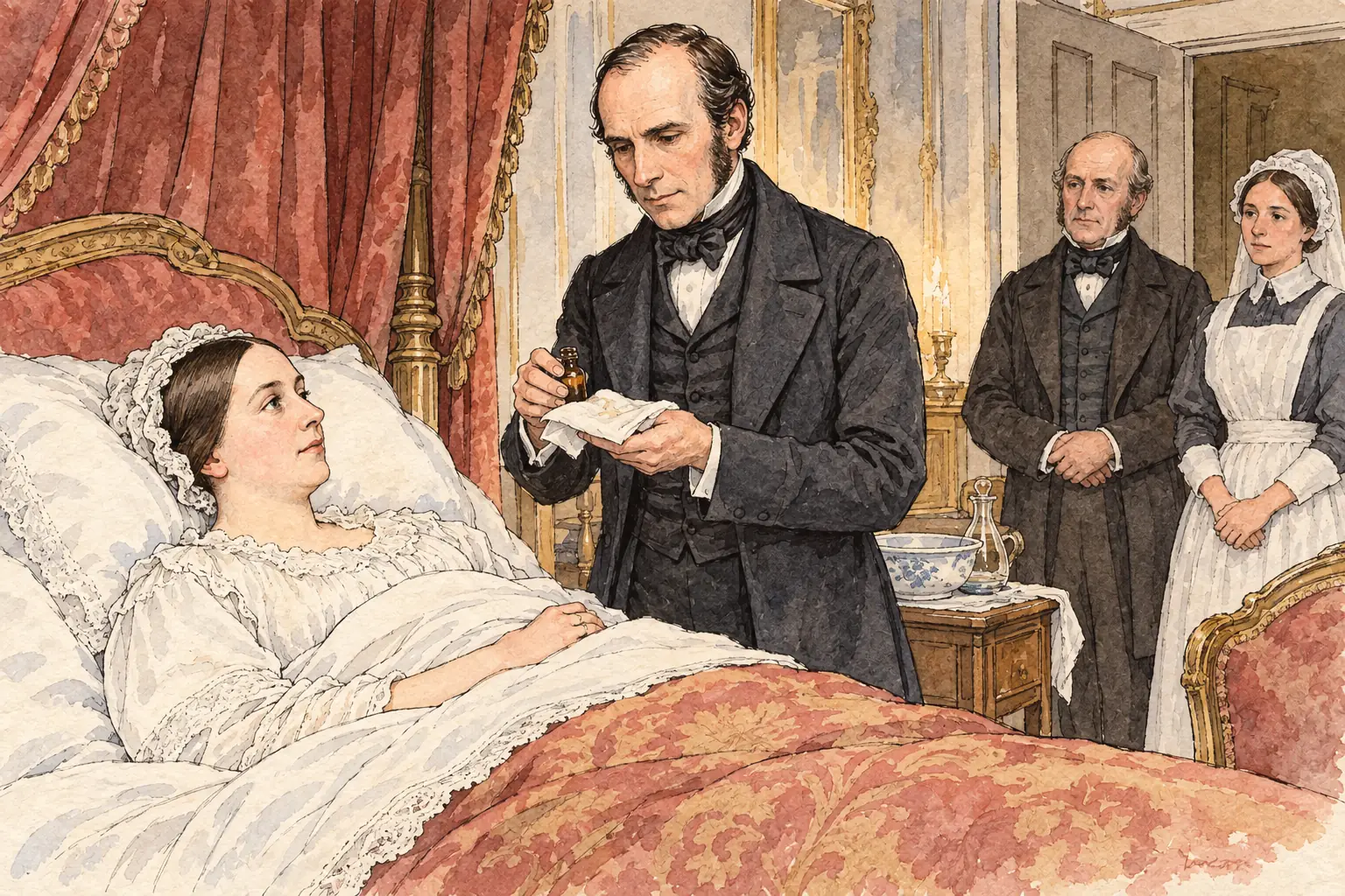 Queen Victoria was given chloroform for the birth of Prince Leopold in 1853, which helped persuade the public it was safe.