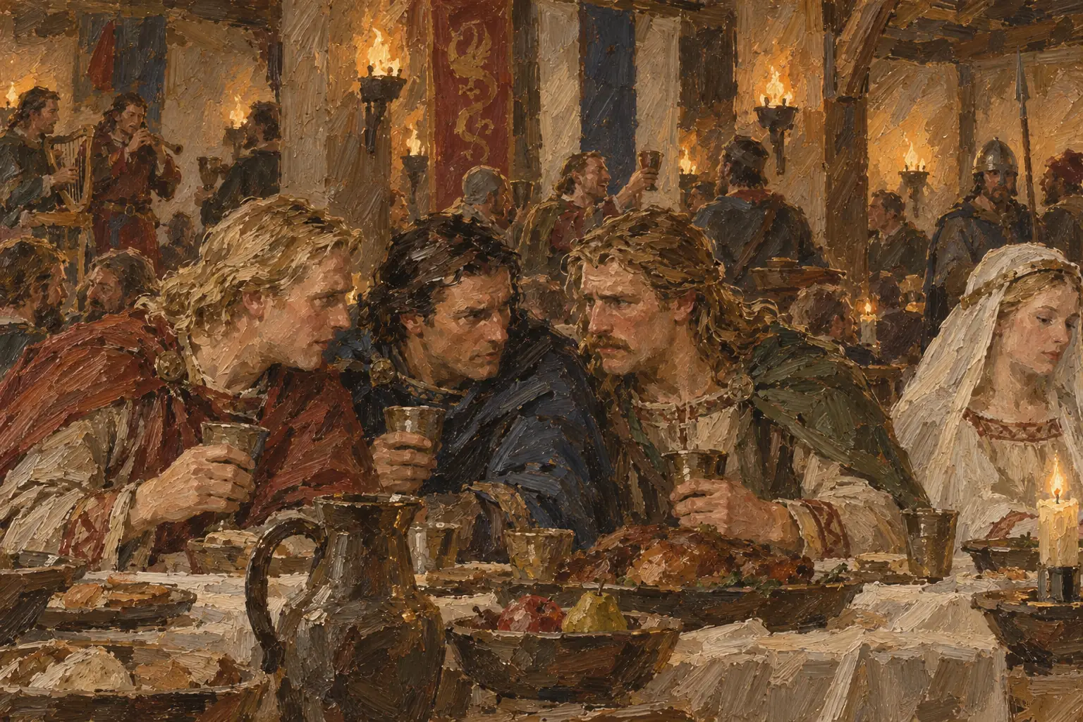 The plot was made in 1075 at the feast for Ralph de Gael's wedding to Roger de Breteuil's sister, and the English earl Waltheof was drawn into it.