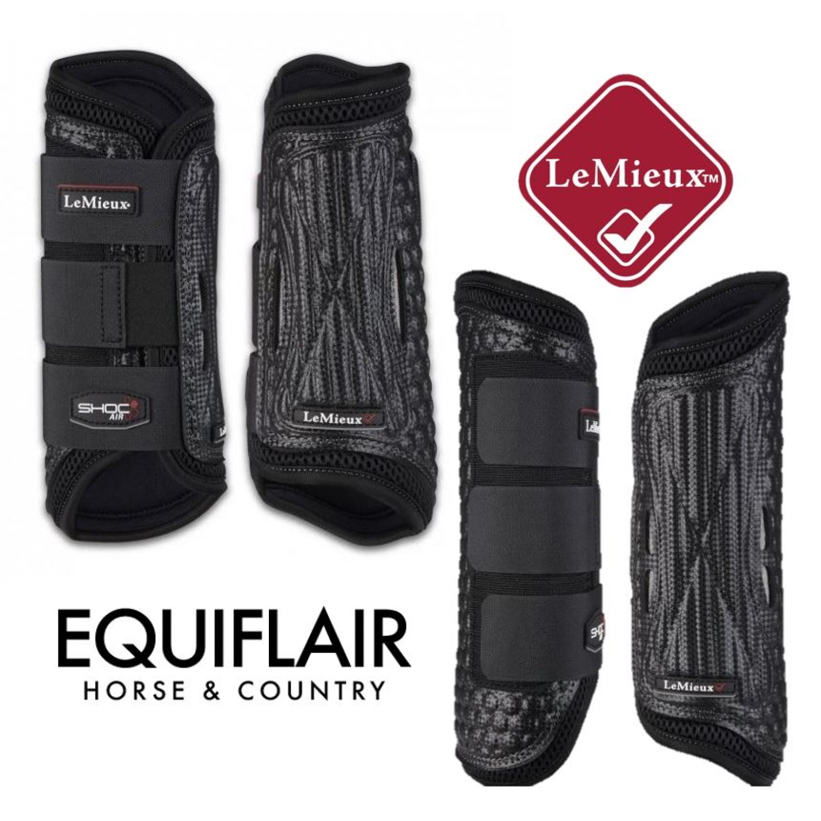 LeMieux Shoc Air Paire Hind Cross Country Bottes