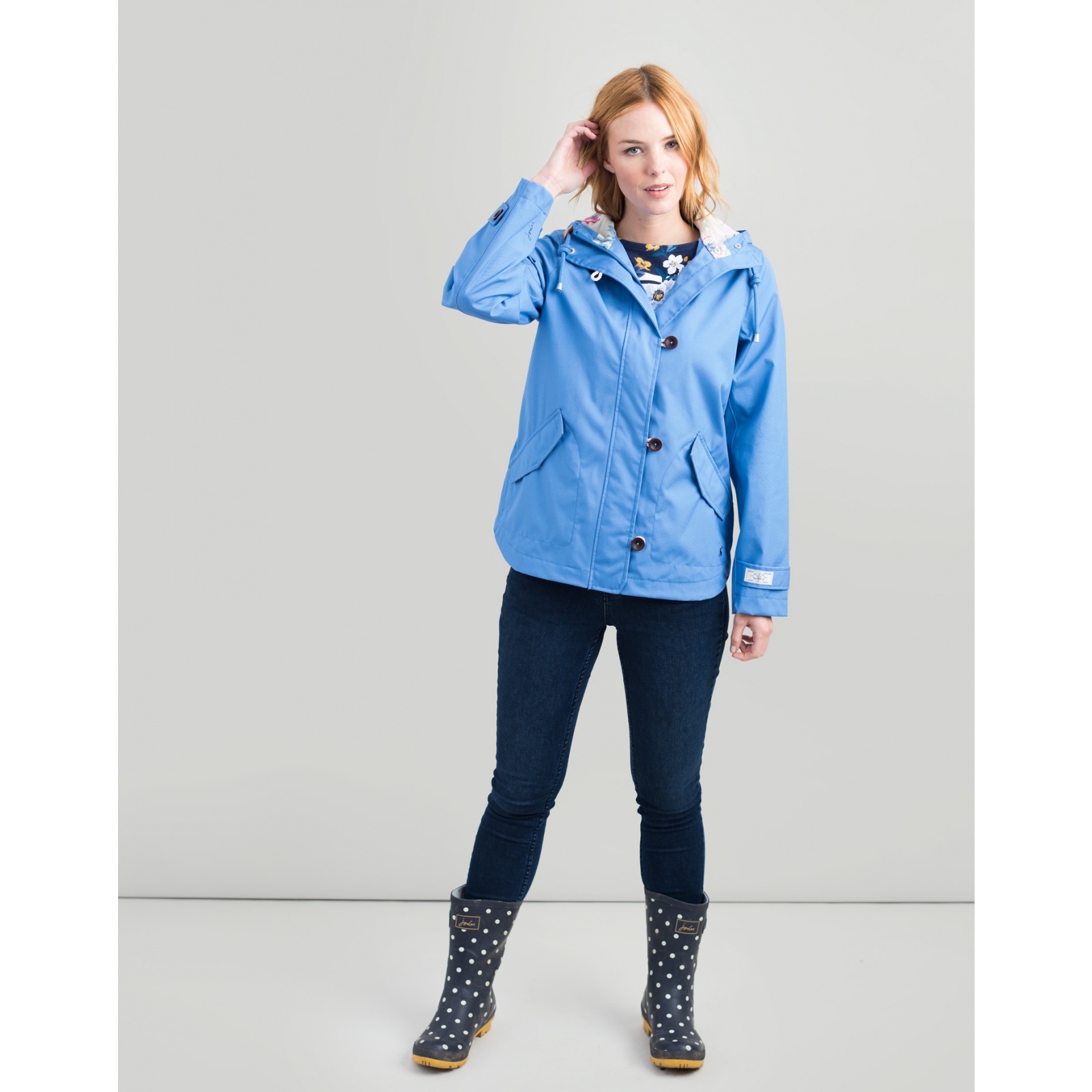 joules coast waterproof hooded jacket