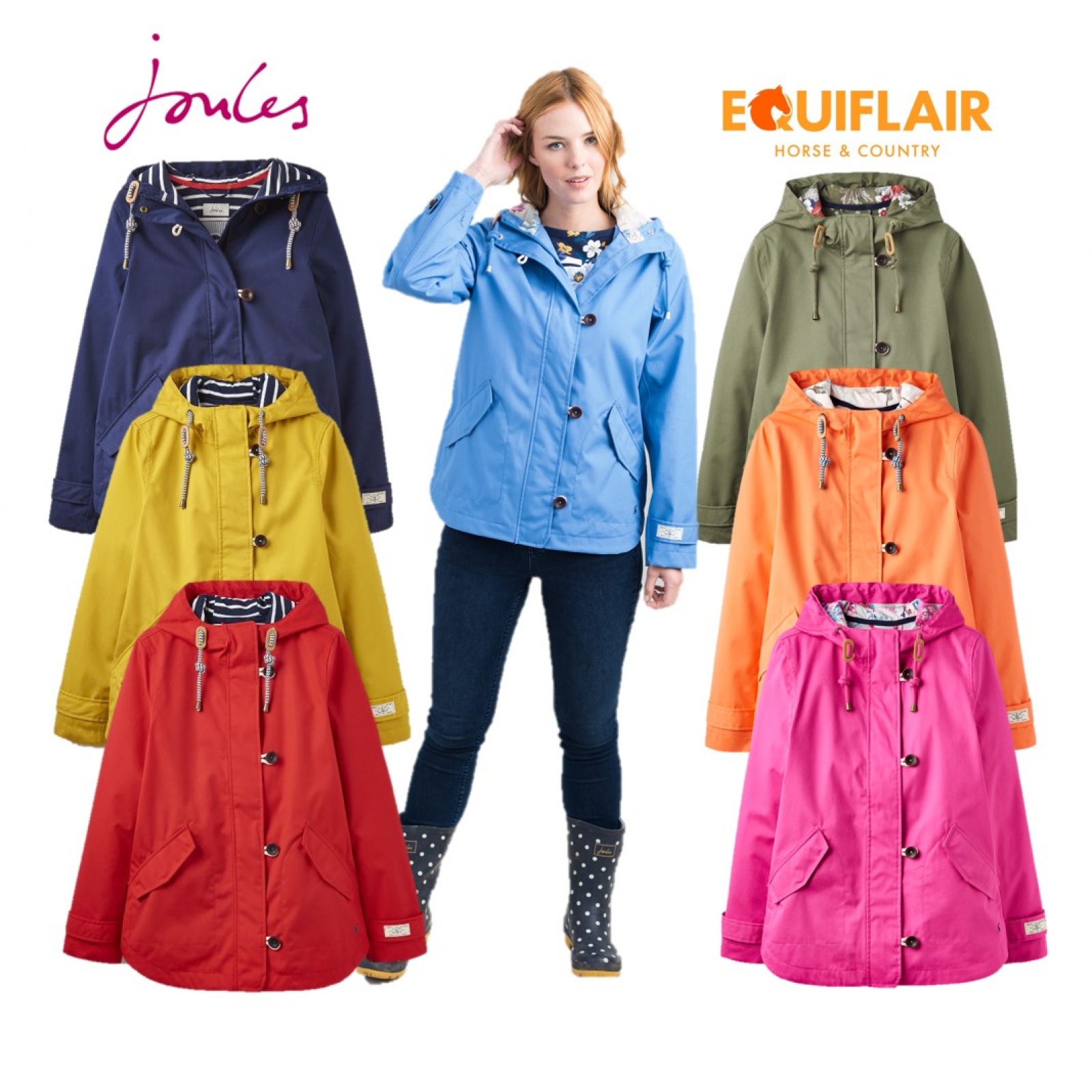 joules coast waterproof hooded jacket