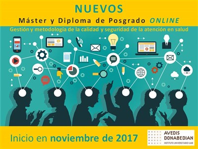 Máster y Posgrado online en Gestión y metodología de la calidad y seguridad de la atención en salud más cerca