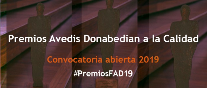 Convocatoria abierta a los Premios Avedis Donabedian a la calidad 2019