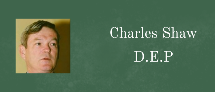 Dr. Charles Shaw (D.E.P)