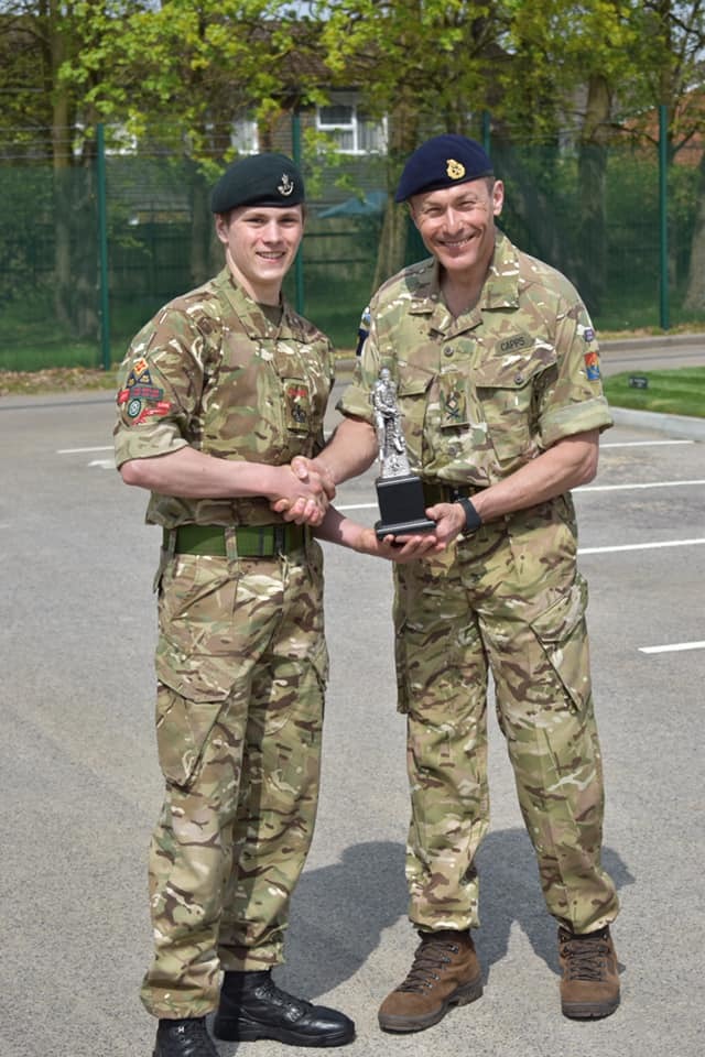 Congratulations To Cdt Csm Croager Of Wiltshire Acf Army Cadets Uk