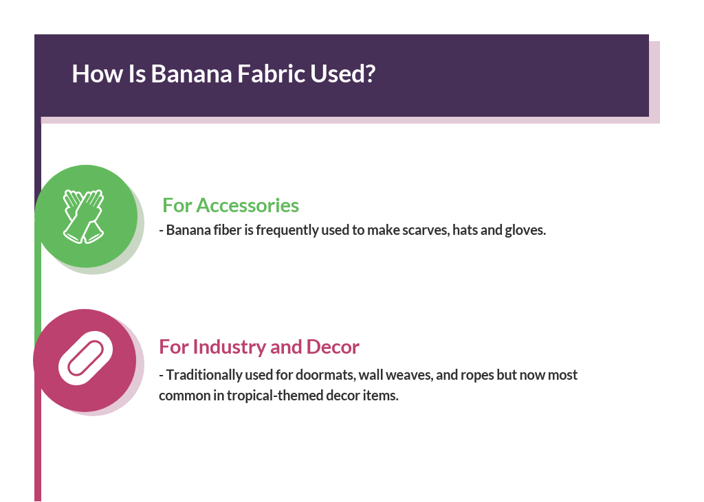 how is banana fabric used