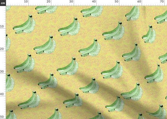 Green Bananas Fabric
