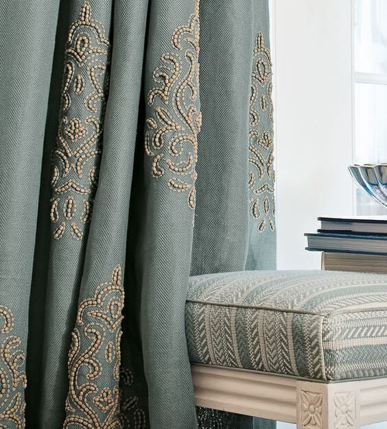Beaded Damask