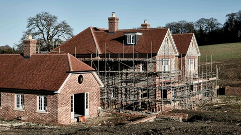 Park House Construction Image of Facade