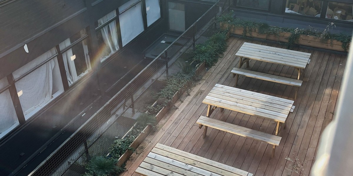 Rooftop Terrace at Oxgate House