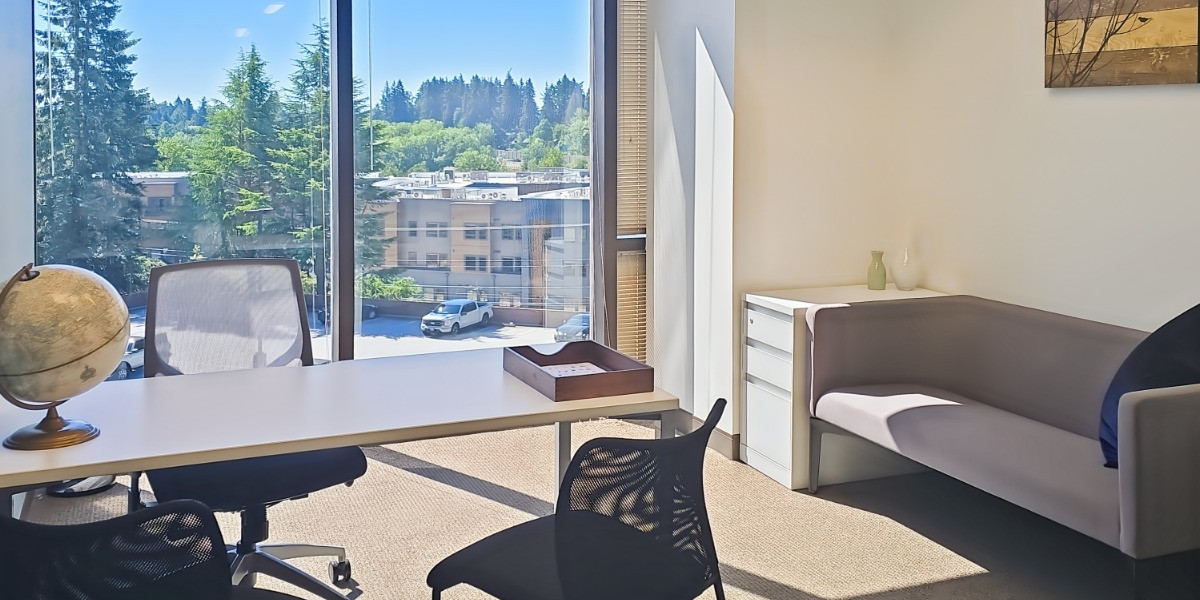 Private office with tree views at Regus Lincoln Center