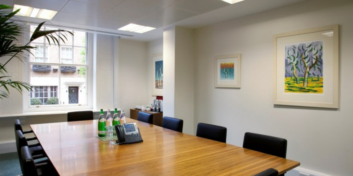 beautiful serviced office space on a secluded Mayfair street