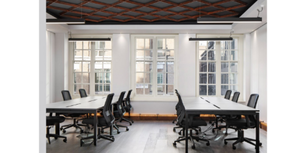 Office desk at Great Marlborough St