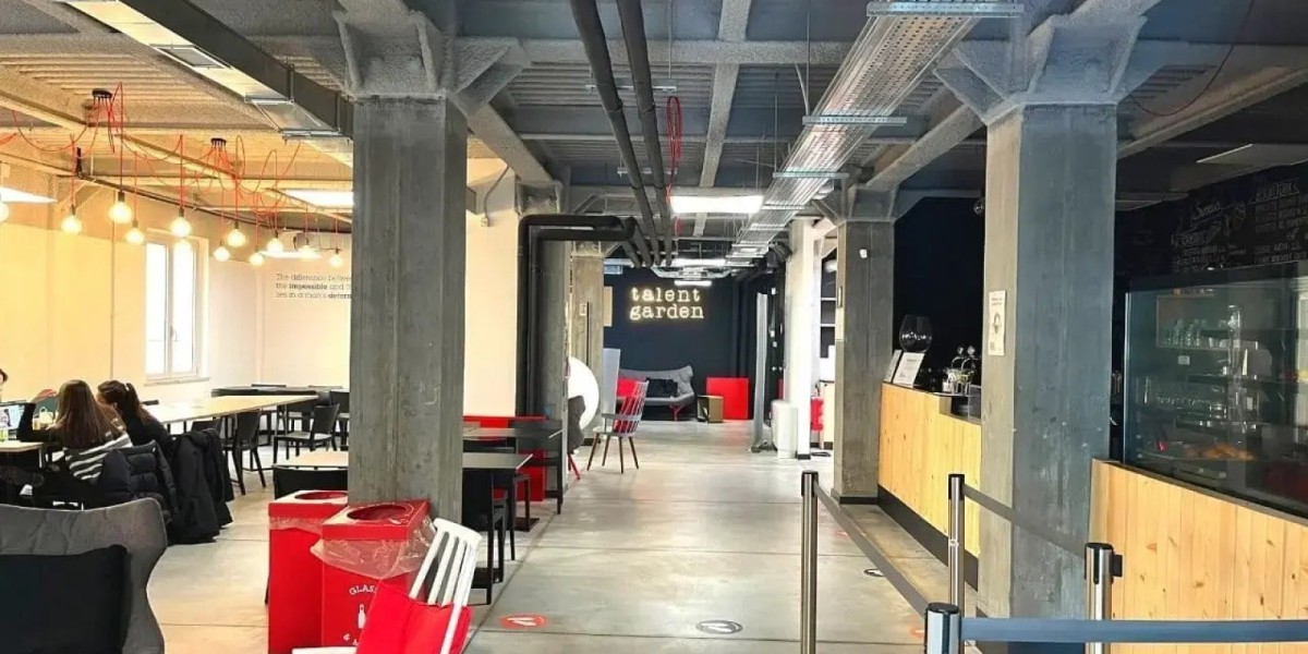 Beautiful workspace at Talent Garden, Rome