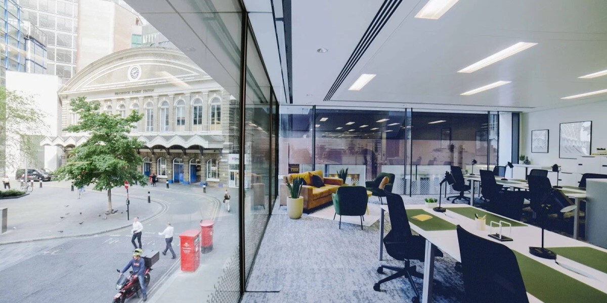 Beautiful coworking space near Fenchurch Street