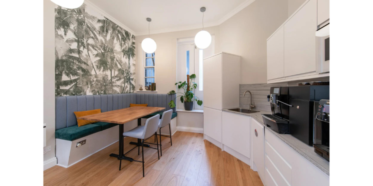 Kitchen space at 385-389 Oxford Street