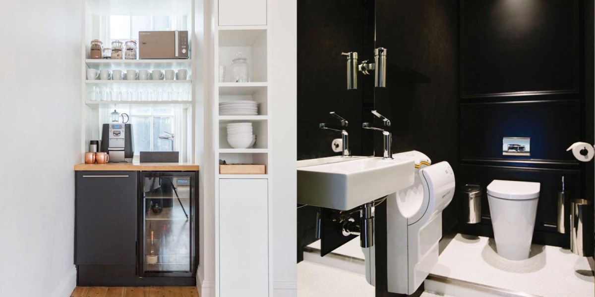 Coffee station at 47 Dean Street