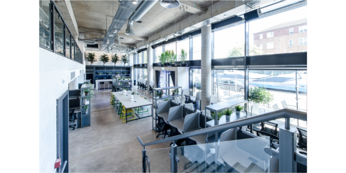 Desks spaces at Building 65
