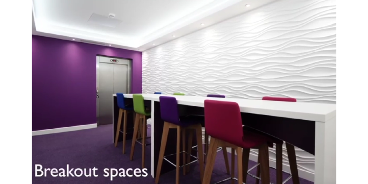 Break out areas at Cubix Penthouse