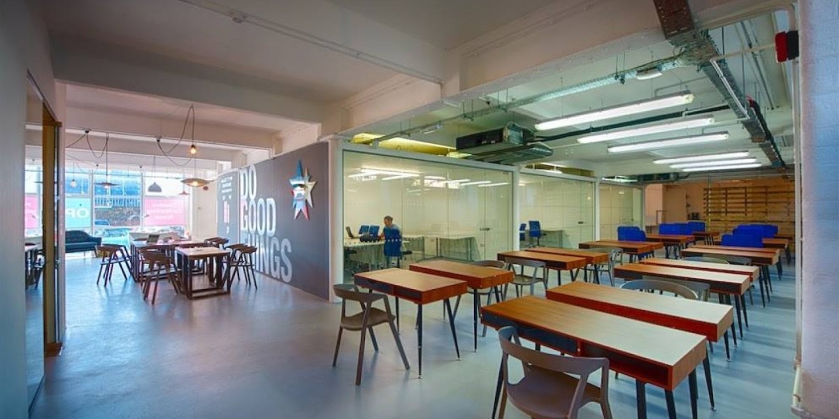 Working space at Creative Hub