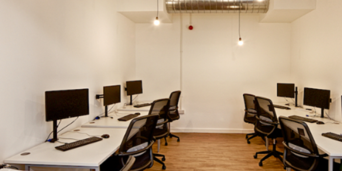Working space at The Creative and Digital Hub