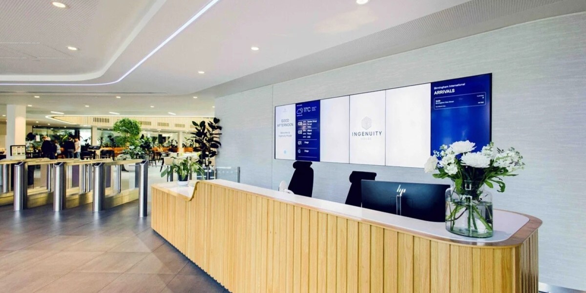 Manned reception at Orega Serviced Offices - Ingenuity House - Birmingham