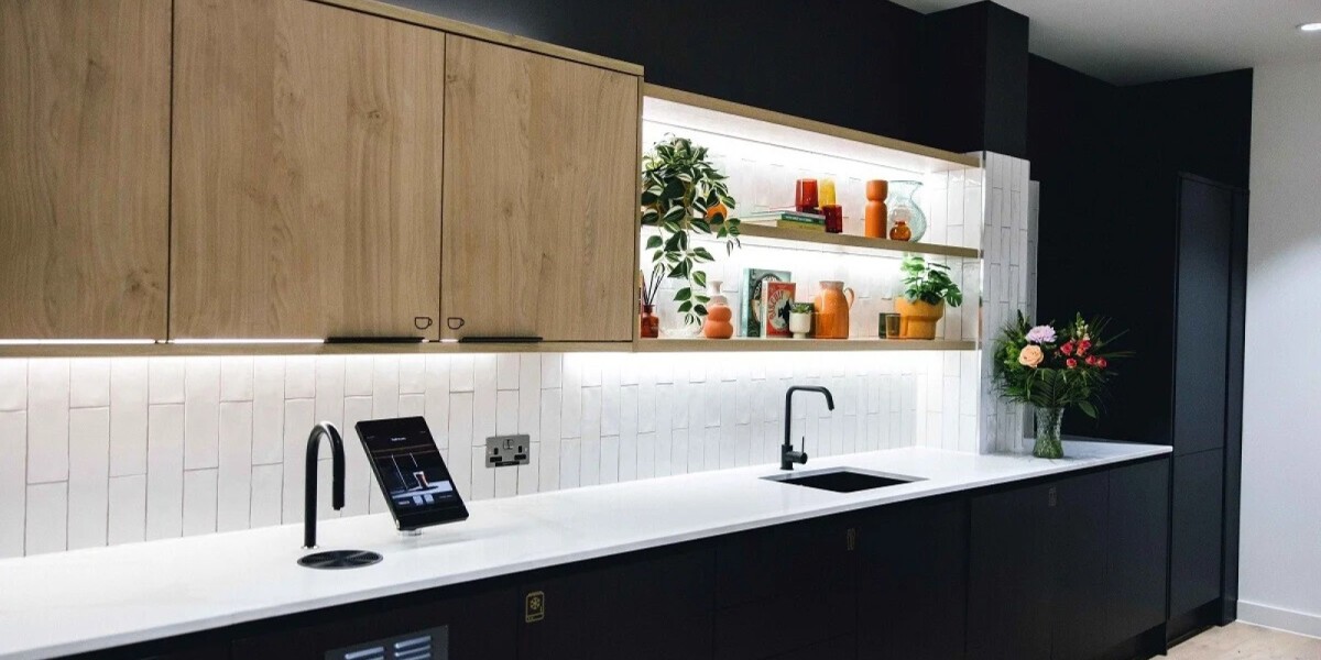 Kitchen space at Orega Serviced Offices - Ingenuity House - Birmingham