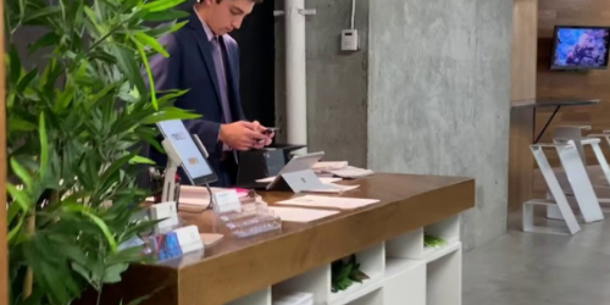 Manned reception at Nimbler Spaces Miami