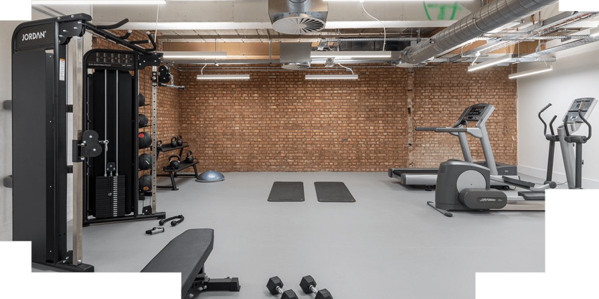 Onsite gym at The Boutique Workplace Company - 102 Colmore Row