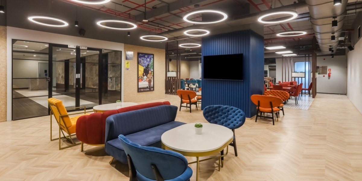 Break out space at Awfis Auram QParc
