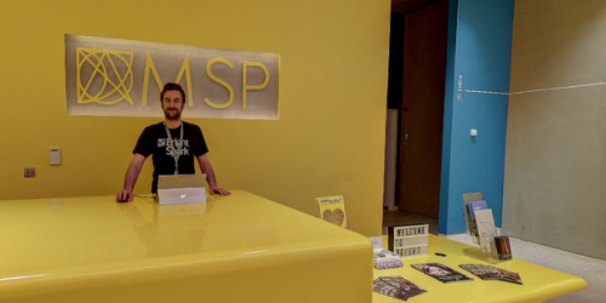 Manned reception at Bruntwood - Manchester Science Park