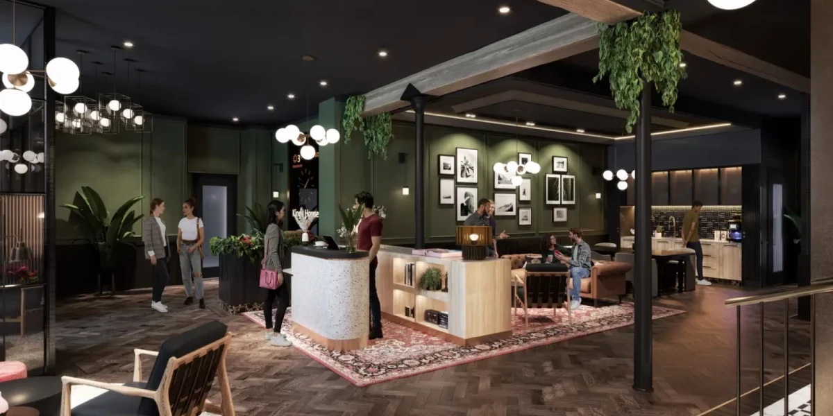 Manned reception at Bruntwood - King's House