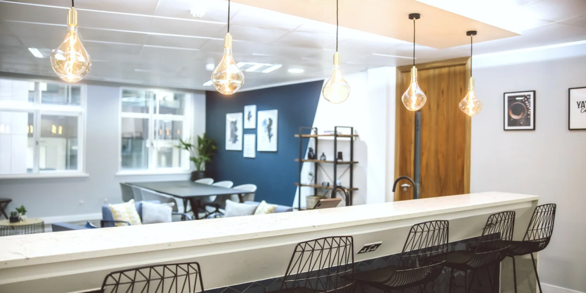 Orega High Holborn kitchen and communal space in High Holborn