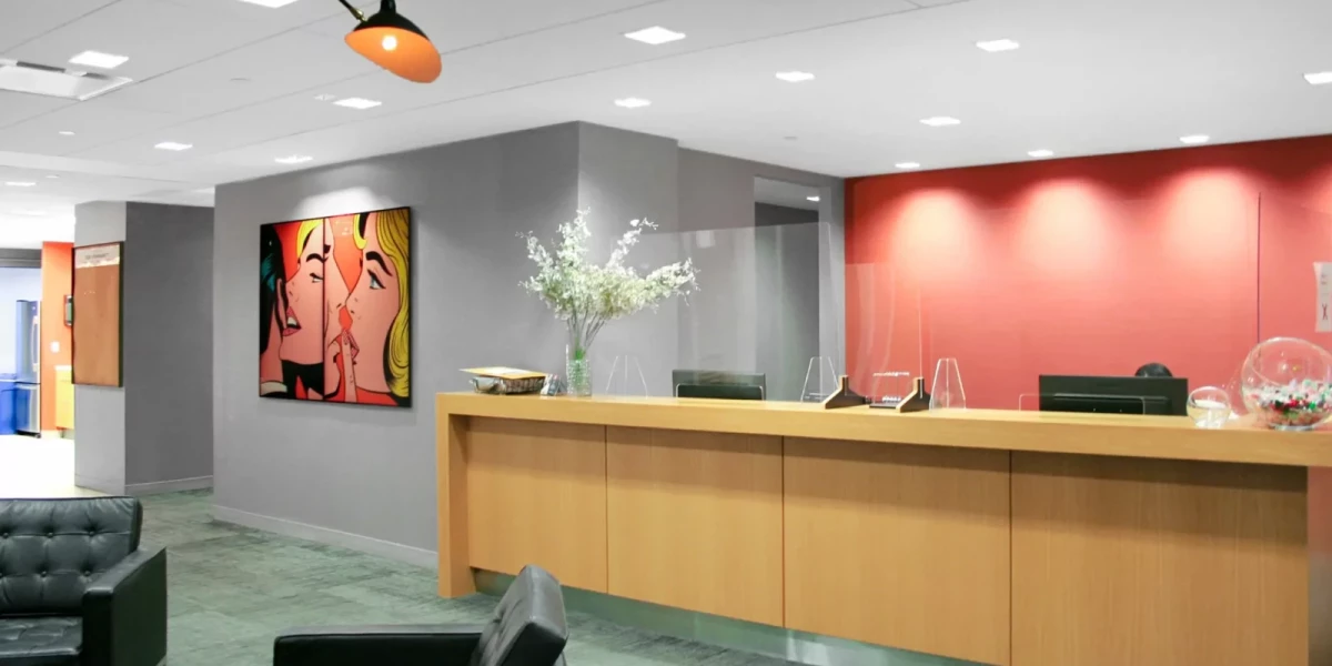 Manned reception at Corporate Suites NYC Office Space - Midtown West
