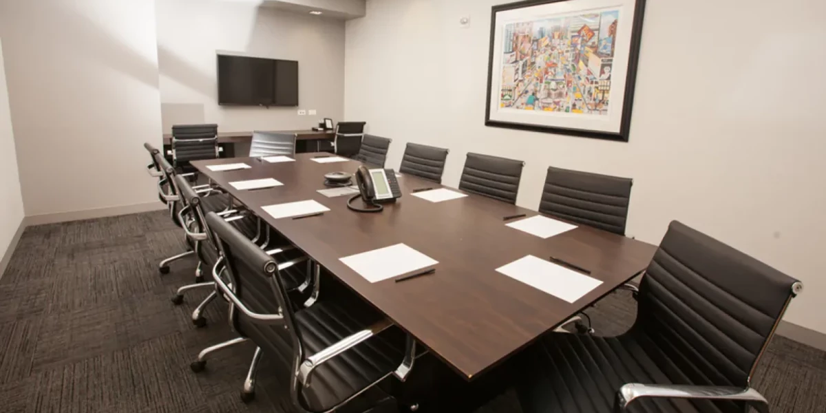 Meeting room at Corporate Suites NYC Office Space - Midtown West