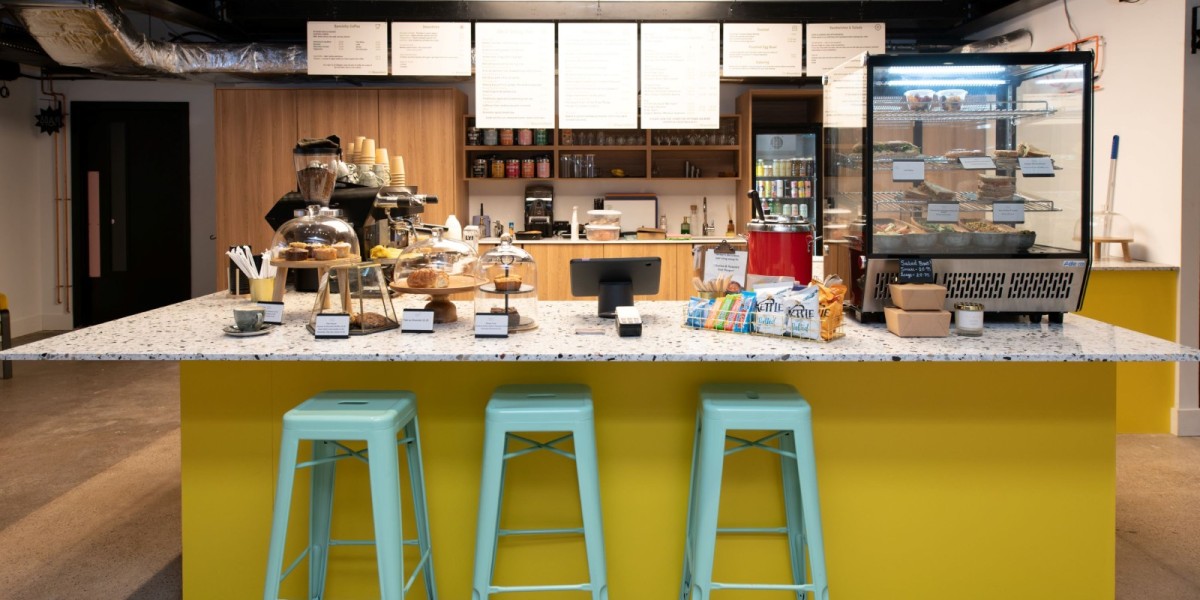 Onsite cafe in office space Islington