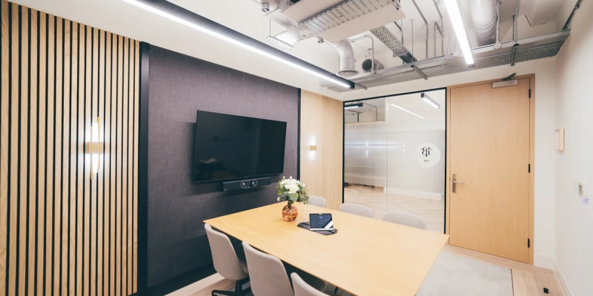 Meeting room at Orega - The Tootal Buildings, Manchester